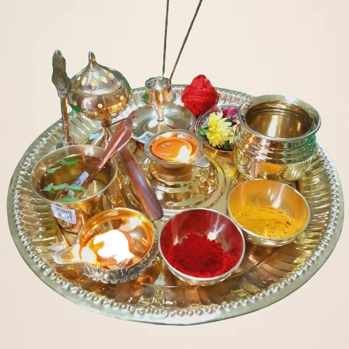 Brass Pooja Plate
